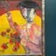 Original Swedish Oil on Canvas - "Matador" by Gösta Lewin (1920–2016)