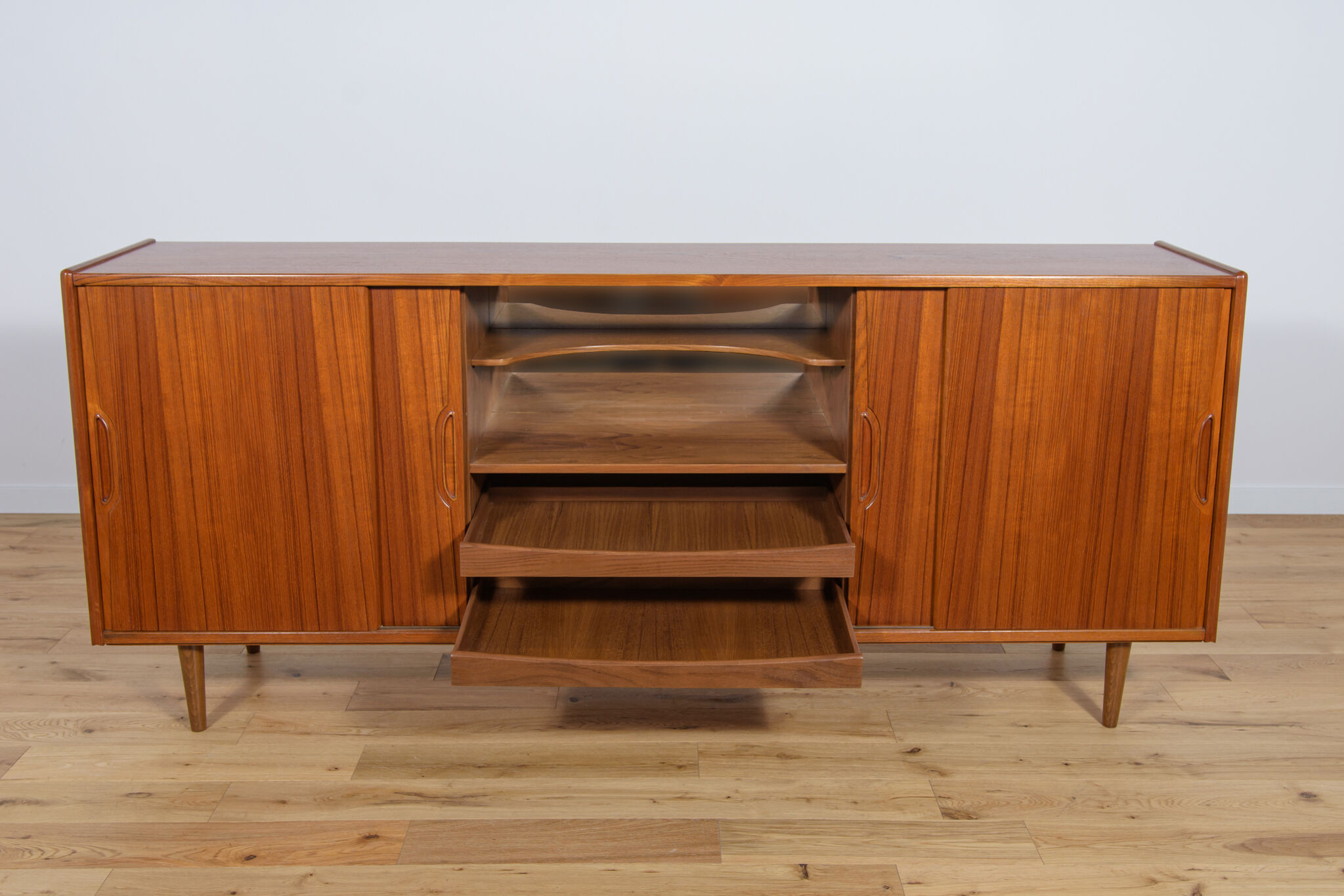 Mid-Century Teak Sideboard by Borge Seindal for Westergaard Mobbel Forgip, 1960s