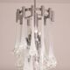 Great Design Murano Glass White Chandelier “Calle” by Venini, 1970