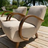Paire de fauteuils vintage