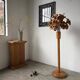 Ornamental floor lamp with "flower" patterns from the 1970s.