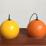 Mid-century space age lustre, set of 2