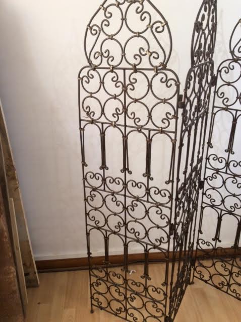 Wrought iron screen