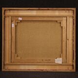 Signed landscape painting in impressionist style