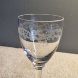 Baccarat 10 small antique glasses for white wine/port