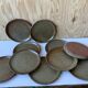 10 vintage sandstone plates