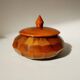 Round wooden box