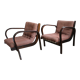 Pair of 1950's armchairs by Kropacek and Kozelka for Interier Praha