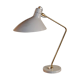 Vintage desk lamp in brass and gray lacquered metal, 1950s