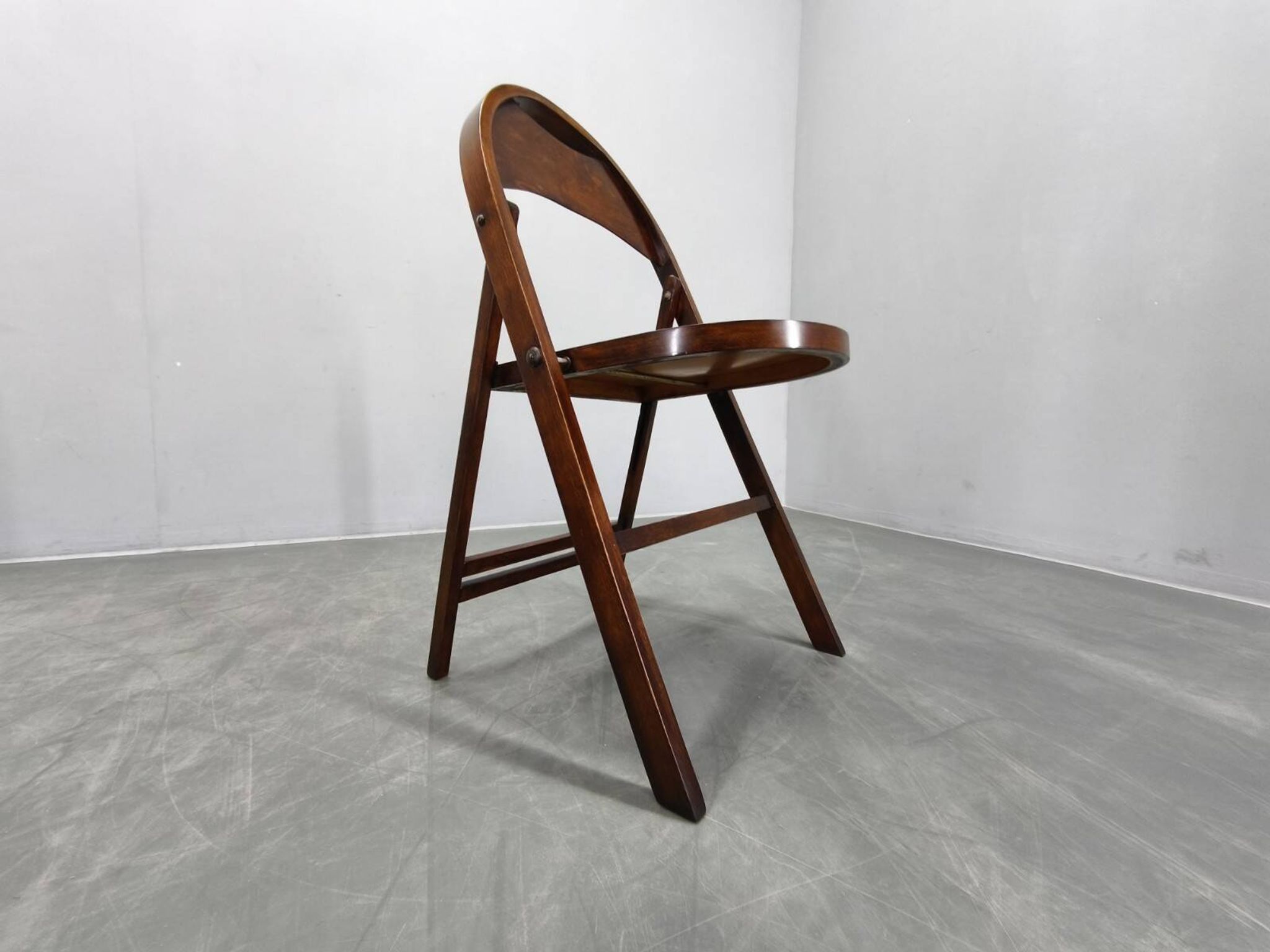 Pair of Bauhaus Folding Chairs B751 by Ligna, Czechoslovakia 1930s