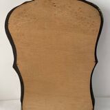 Old mirror in gilded wood 40 x 30 cm