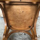Chaise bistrot en bois clair vintage