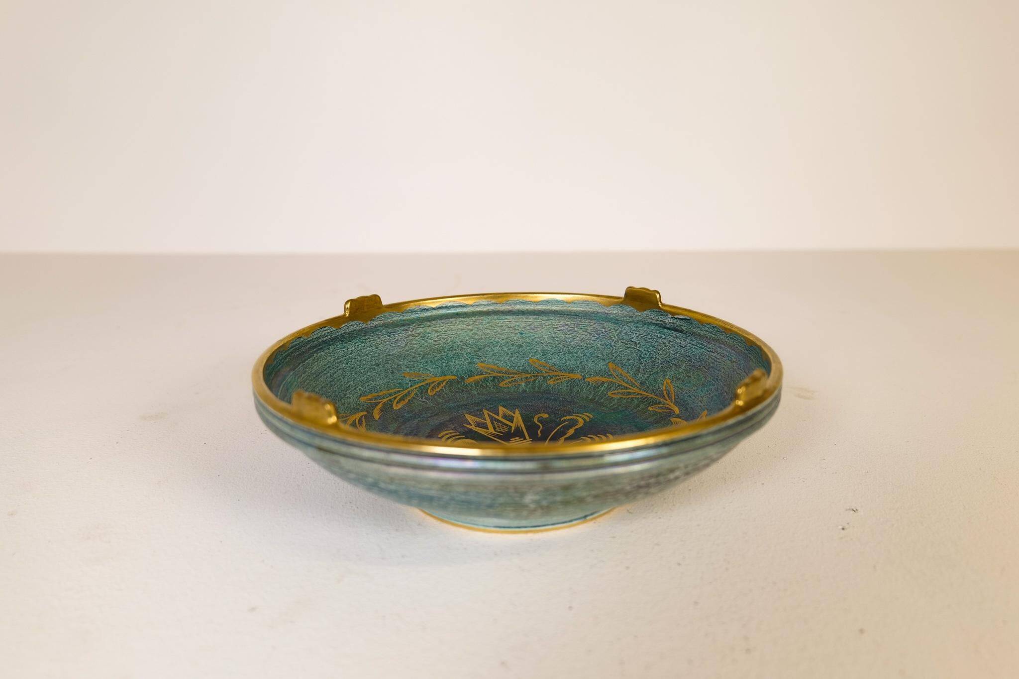 Art Deco Bowl Gustavsberg Art Deco Bowl Josef Ekberg, Sweden, 1920s