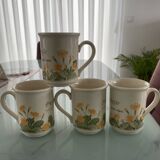 4 Biltons mugs made in England