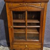 Provençal walnut display case