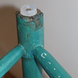 Tabouret tripode bois bleu 400mm