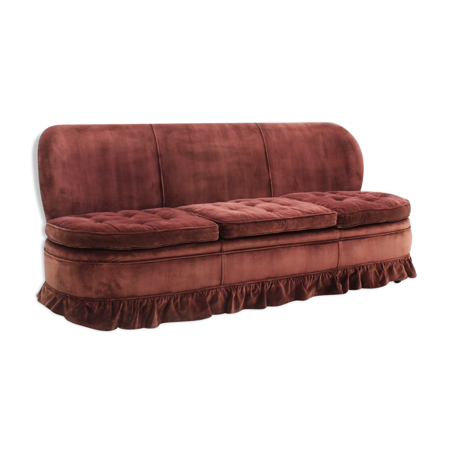 Melchiorre bega 3-seater velvet sofa 1940
