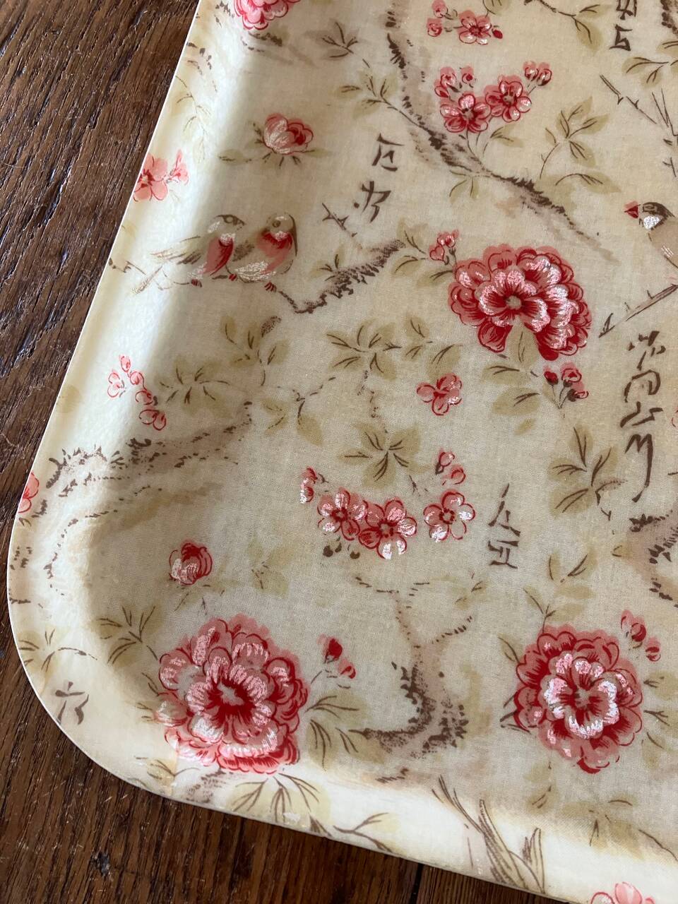 Plateau vintage en fibre de verre