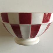 Set de 3 bols de faience terre de fer début 20