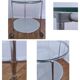 Table d'appoint "strind" verre métal ehlen johansson design