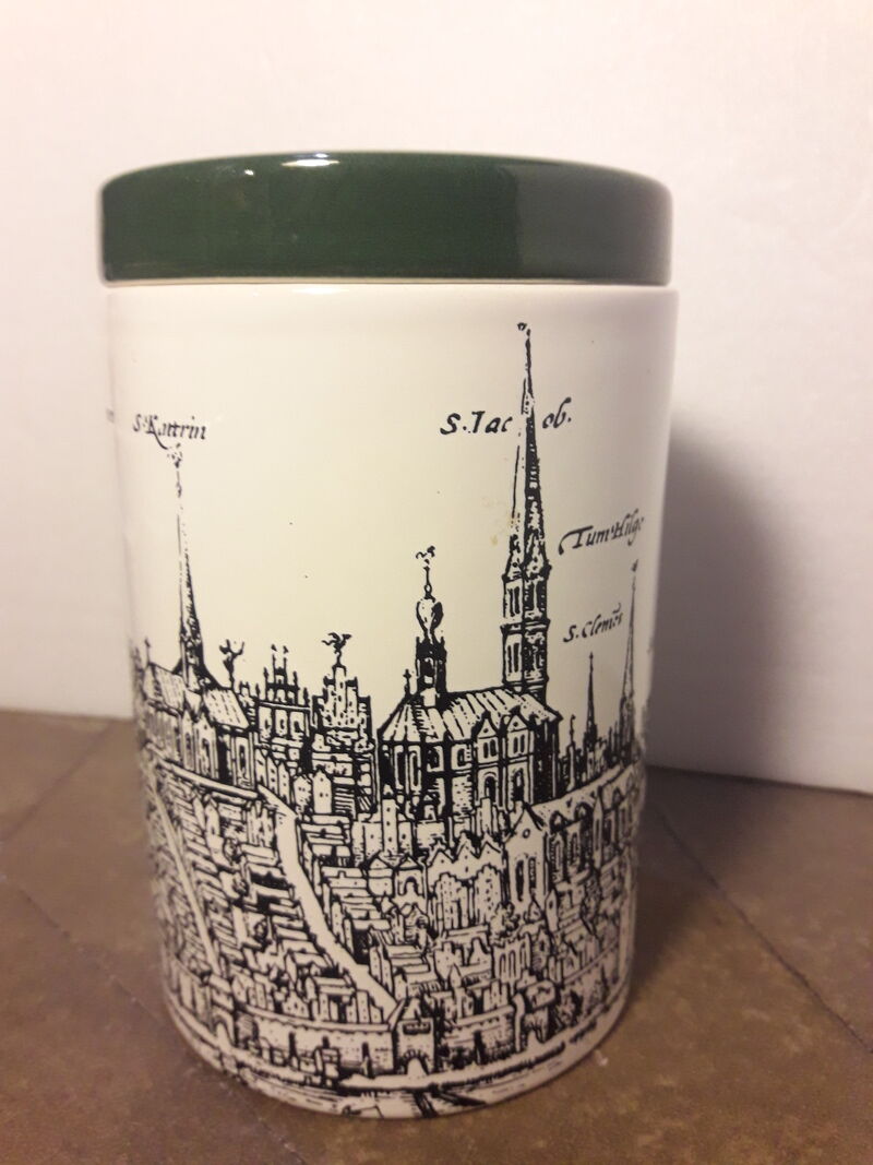 Ceramic spice jar Villeroy and Boch Mettlach Lubec, Germany