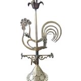 Max Le Verrier rooster candle holder