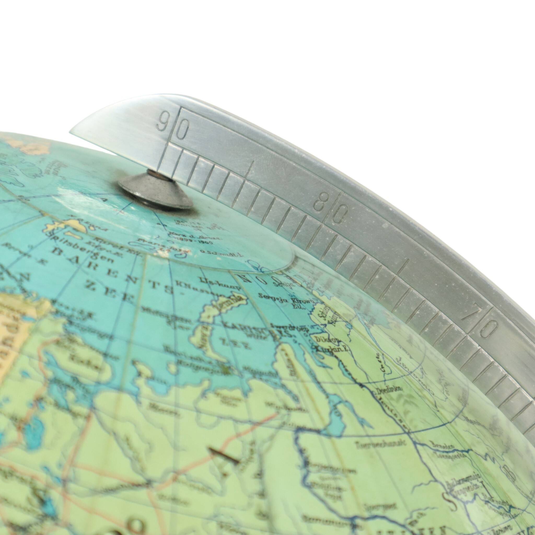 Large Vintage Columbus Globe Earth Globe Fifties
