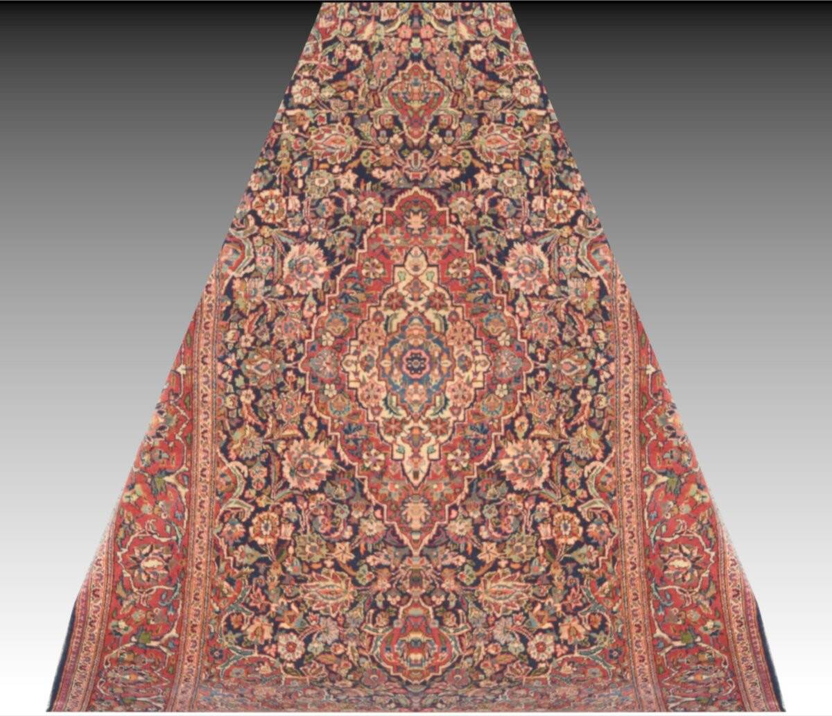 Persian Oriental carpet Iran Kashan - Size: 1.32 x 2.12 metres