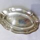 Oval dish Ercuis in silver metal