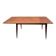Table pieds effilés compas bois vernis extensible vintage années 50