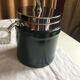 Ice bucket 1970 green leather