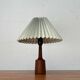 Danish modern teak table lamp from the mid-century, 1960s.