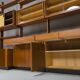 Bibliothèque, unité murale par Dieter Wäckerlin pour Behr, 1955
