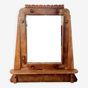 Antique wooden mirror “Art and Craft”
