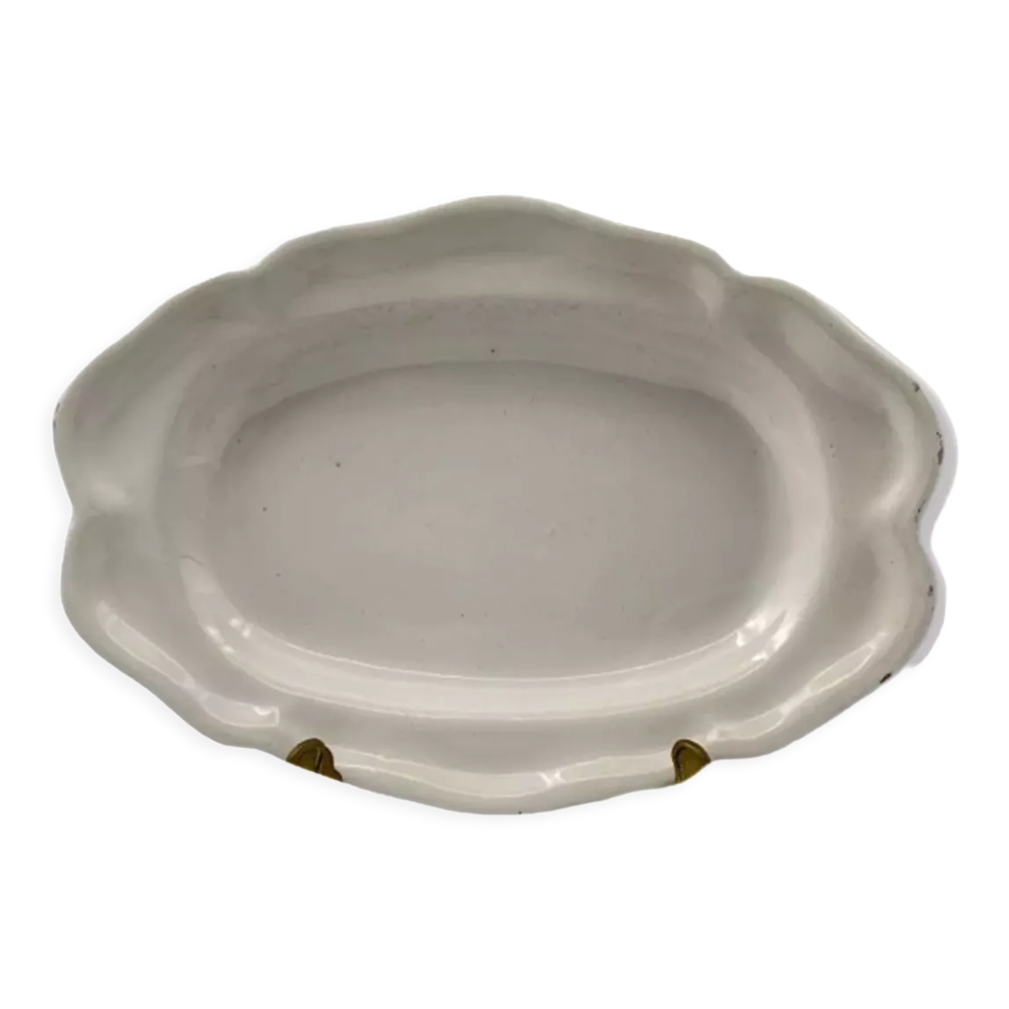 Oval flat Moustiers XVIIIth