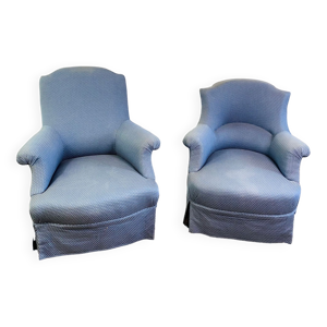 Paire de fauteuils crapauds - iii