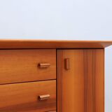 1970s Italian design brutalist-modernist geometric sideboard