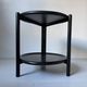 Bar cart from the 60s-70s in its factory black version, attributed to Jens Quistgaard.