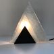 Metal lamp and triangular glass design 60 years