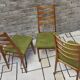 Set de 3 chaises scandinaves 1960