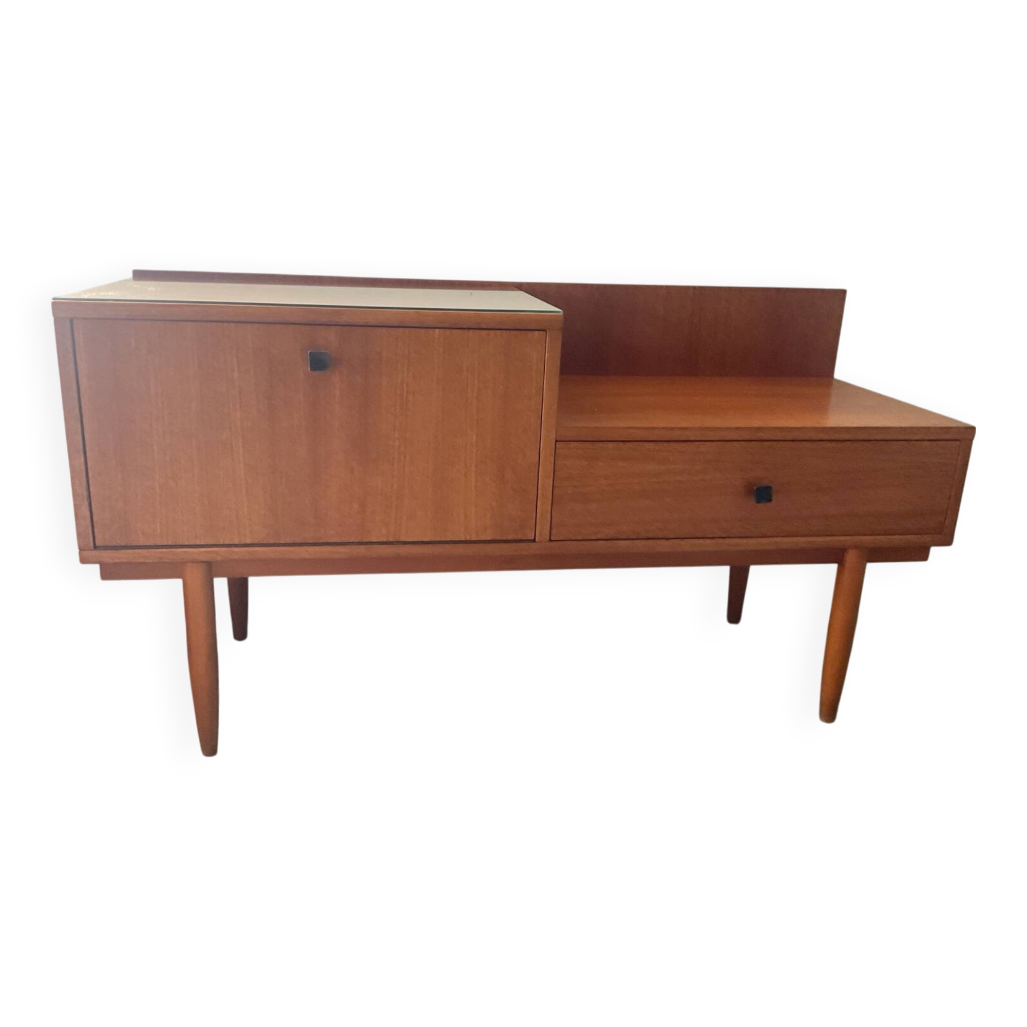 Console, Scandinavian teak sideboard, 1960s