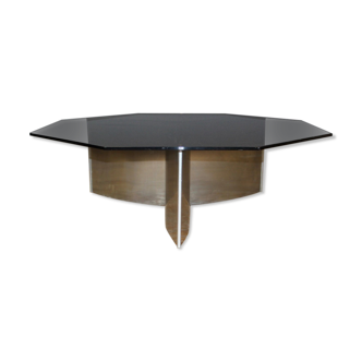 Table basse rosace Par Kim Moltzer et Jean Paul Barray Vers 1965