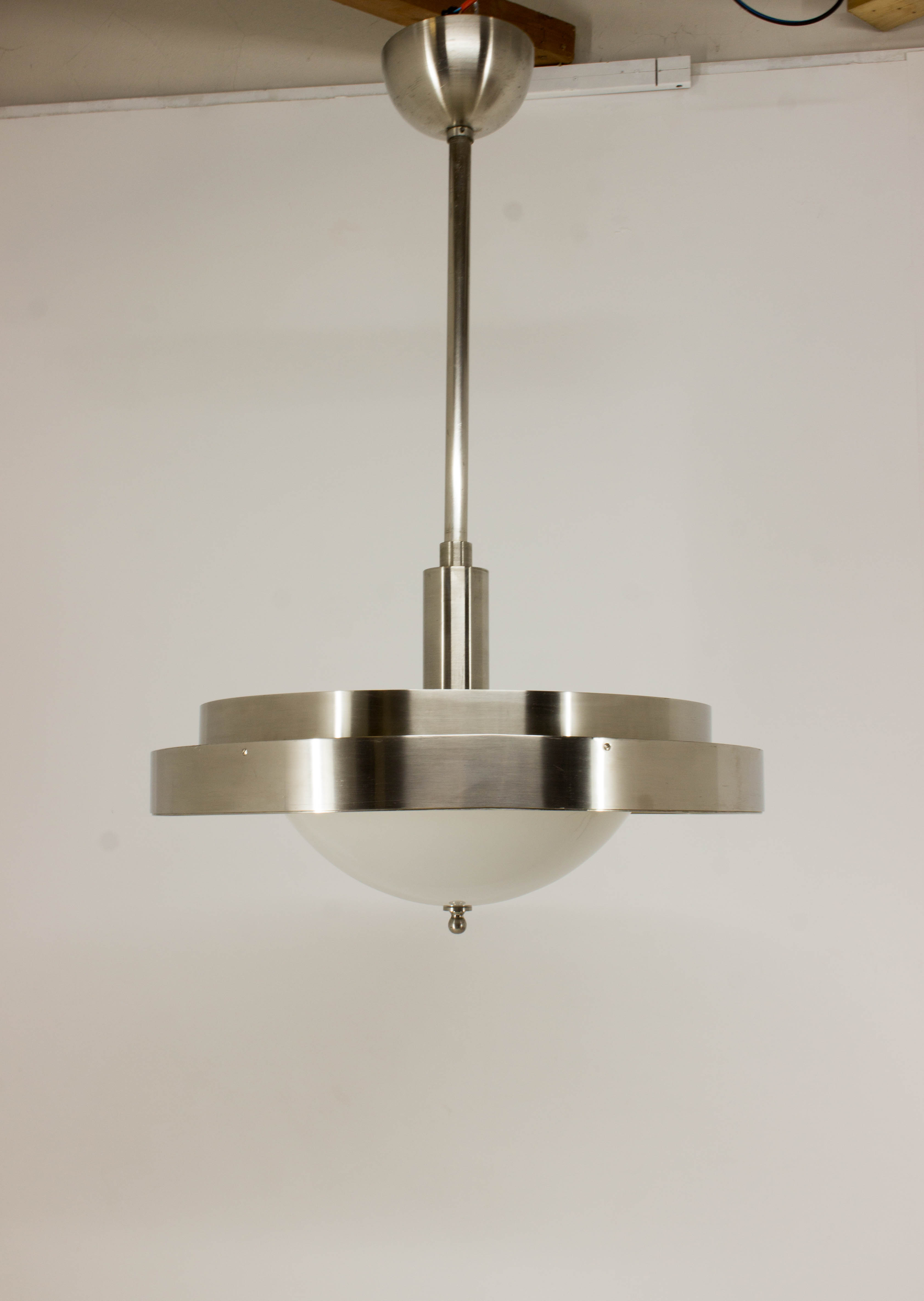 Ultra Rare Large Bauhaus Chandelier by Franta Anyz, 1930s