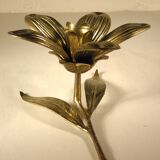 Brass "flower" candle holder - ashtray