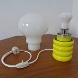 Yellow Opaline Glass Bulb Lamp by Ingo Maurer for M Design, 1960s