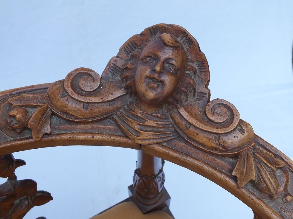 Seat two-seater said confidant - Italian work, late 19th century