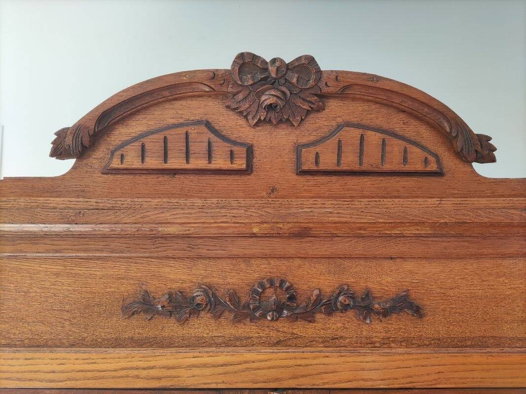 Antique glass cabinet
