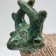 Vase picnic zoomorphic cow ceramic 70s