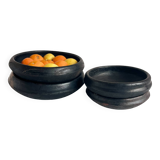 Abron "Kânâh" smoked terracotta dish | Ø 23cm diameter | African bowl