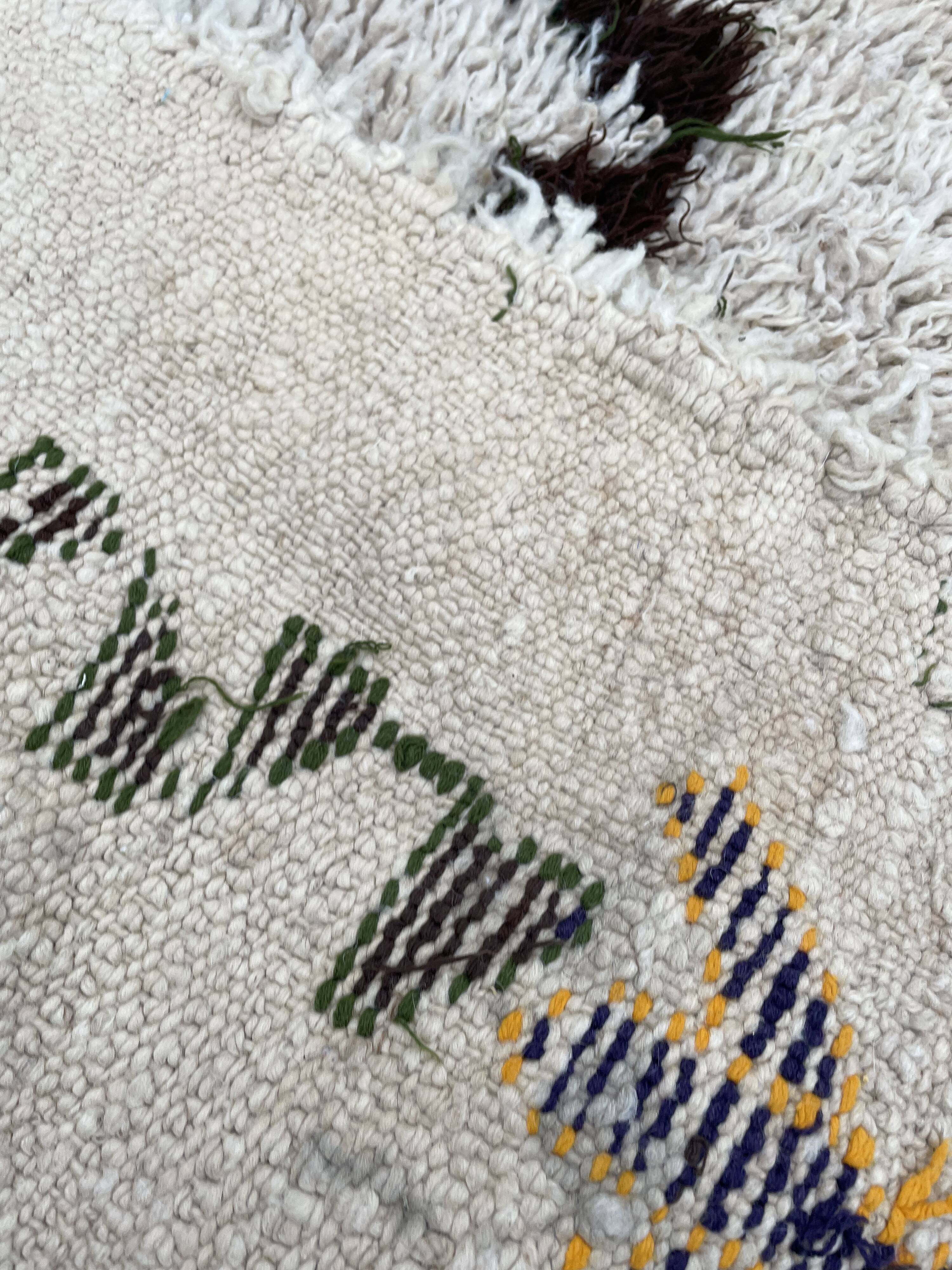 Carpet berbere beni ouarain modern 105x210 cm